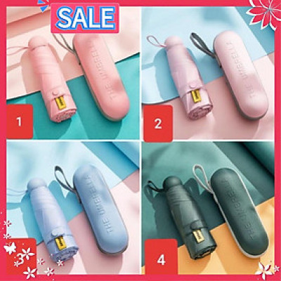 Ô MINI GẬP GỌN XUẤT HÀN CHỐNG TIA UV CÓ HỘP ĐỰNG 
