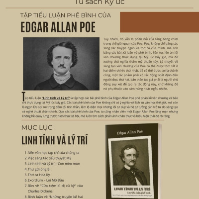 (Tủ sách ký ức Book Hunter) LINH TÍNH VÀ LÝ TRÍ: Các tiểu luận phê bình - Edgar Allan Poe
