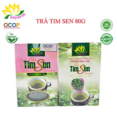 TRÀ TIM SEN HỘP 80G - HƯƠNG SEN VIỆT