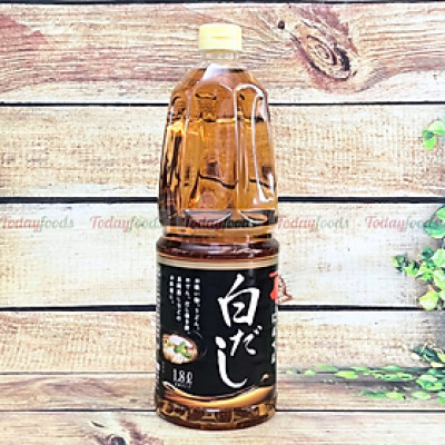 Nước Dùng Dashi Nhật Bản (Ninben) 1.8 Lít - Shiro Dashi - Nấu súp Udon, Oden, trứng Chawanmushi