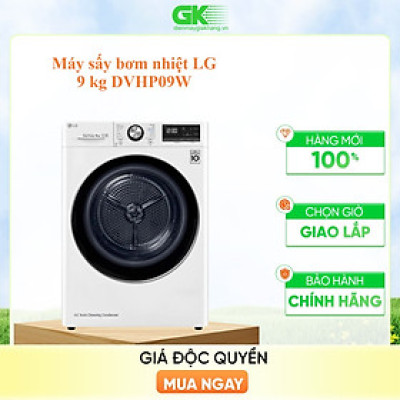 Máy sấy LG 9 Kg DVHP09W - HÀNG CHÍNH HÃNG - CHỈ GIAO TẠI HCM