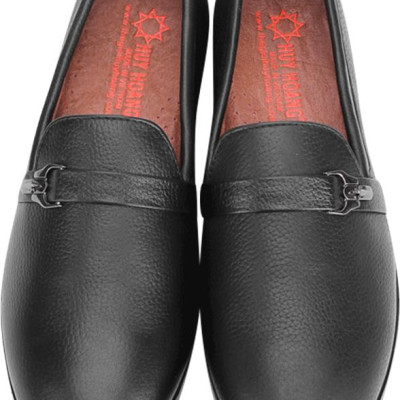 Giày Nam Đính Móc Khóa Huy Hoàng HT7734 - Đen