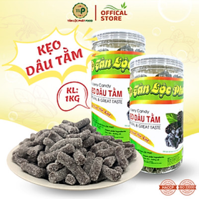 KẸO DÂU TẰM TÂN LỘC PHÁT COMBO 1KG - MỖI HŨ 500G