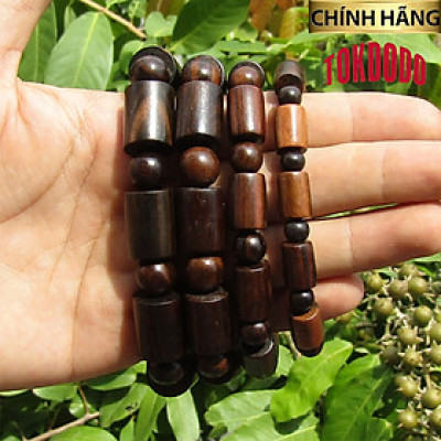 Vòng Gỗ Mun Đuôi Công Đốt Trúc TOKDODO Đủ Size