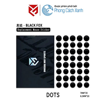 Feet chuột UPE Unusual Way Sport BlackFox - Dot Skates (40 chấm) - Hàng Chính Hãng