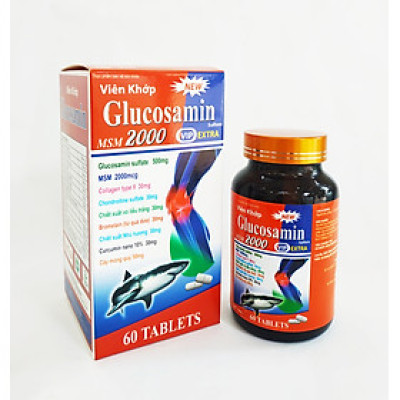 VIÊN KHỚP GLUCOSAMIN – GIÚP PHỤC HỒI VÀ GIẢM ĐAU XƯƠNG KHỚP – SCHIFF GLUCOSAMINE – LỌ 60 VIÊN