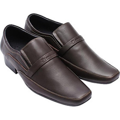 Giày Tây Nam Huy Hoàng HT7134 - Nâu Đất