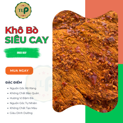 KHÔ BÒ MIẾNG SIÊU CAY TÂN LỘC PHÁT