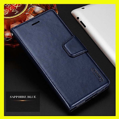 Bao da dạng ví cho SamSung Galaxy A04 hiệu Hanman, DaDa có quai cài có ngăn để thẻ ATM và để tiền, bao da may viền - Hàng nhập khẩu