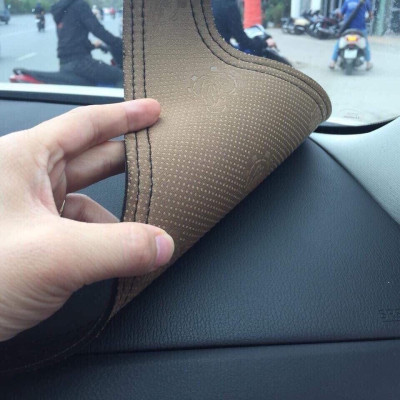 Thảm da Taplo vân carbon Cao cấp dành cho xe Toyota Vios 2019