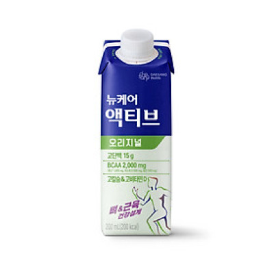 [Sữa bổ sung năng lượng cho người yêu thích vận động Nucare Active] Daesang Wellife/ Nucare Active Original 200ml