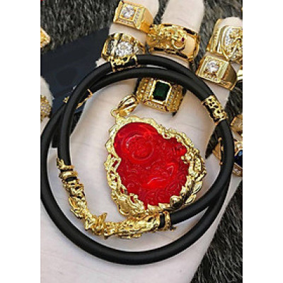 Dây chuyền nam mặt Phật mạ Vàng 24k bình an MD2