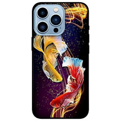 Ốp lưng dành cho Iphone 13 Mini - Iphone 13 - Iphone 13 Pro -  Iphone 13 Pro Max - Cặp Cá Vàng Đỏ