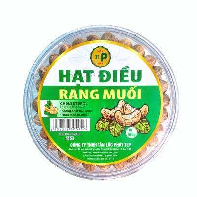 HẠT ĐIỀU RANG MUỐI XẾP HOA TÂN LỘC PHÁT COMBO  1KG - MỖI HỘP 500G
