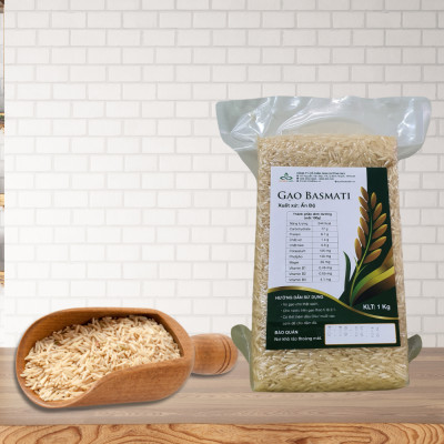 Gạo Basmati India (Ấn Độ) 1kg