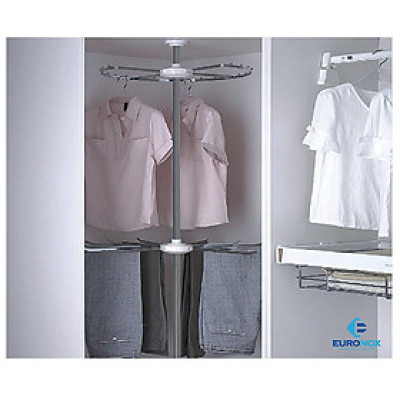 Kệ góc để đồ đa năng 3 tầng màu cà phê Coffee-coloured multipurpose 3-tier Corner Shelf