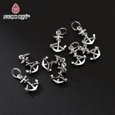 Charm bạc hình mỏ neo treo - Ngọc Quý Gemstones