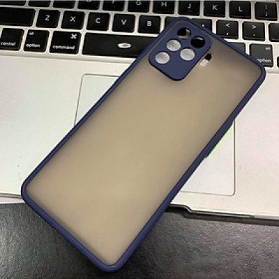 Ốp lưng nhám viền Shield Matte Color bảo vệ camera cho OPPO A94 - Hàng Nhập Khẩu