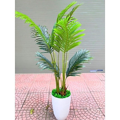 Cây dừa giả cảnh - cao 170cm - Cây giả, hoa lụa Decor trang trí nhà cửa