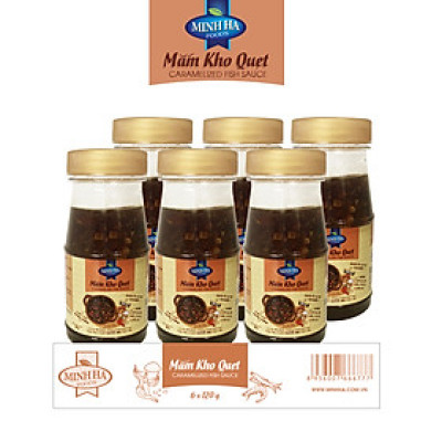 Lốc 6 Hũ Mắm Kho Quẹt 120g/hũ