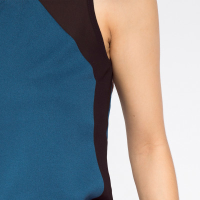  Áo Kiểu Sát Nách Thời trang thiết kế Hity TOP075 (Xanh Indigo)