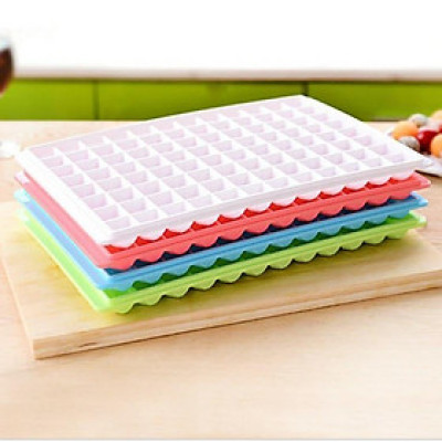 Combo 2 Khay Làm Đá Silicon 96 ô khay làm thạch rau câu 96 viên nhựa cao cấp