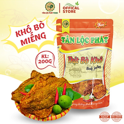KHÔ BÒ MIẾNG TÂN LỘC PHÁT BỊCH 200G