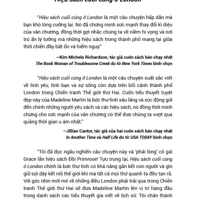 Sách - Hiệu Sách Cuối Cùng Ở London