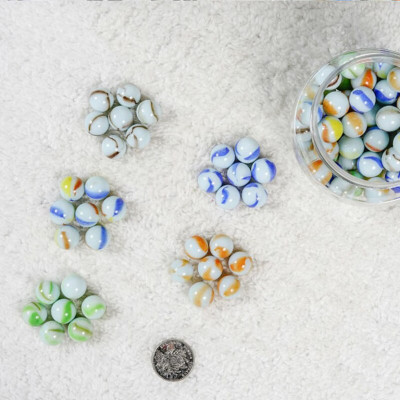 Bộ 120 bi viên trang trí đủ màu