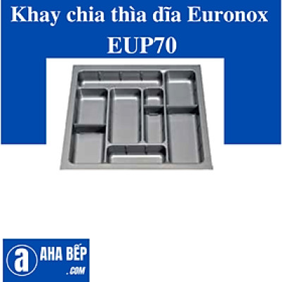 KHAY CHIA THÌA DĨA NHỰA CAO CẤP EURONOX EUP70. Hàng Chính Hãng