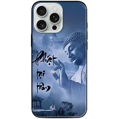 Ốp lưng cho IPhone 15 - 15 Plus - 15 Pro - 15 Pro Max - 16 - 16 Plus - 16 Pro - 16 Pro Max - Phật Tại Tâm - Hàng Chính Hãng