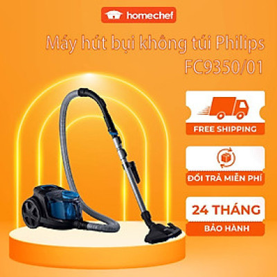 Máy hút bụi Philips dạng hộp FC9350, công suất 1800W, bảo hành 2 năm | Hàng chính hãng
