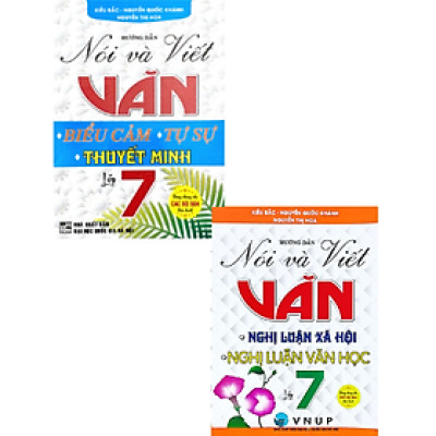 Sách tham khảo- Combo Hướng Dẫn Nói Và Viết Ngữ Văn Lớp 7 (Biên Soạn Theo Chương Trình GDPT Mới) (Bộ 2 Cuốn) 