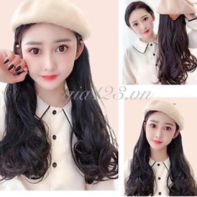 tóc mũ nồi có sẵn tóc giả cao cấp