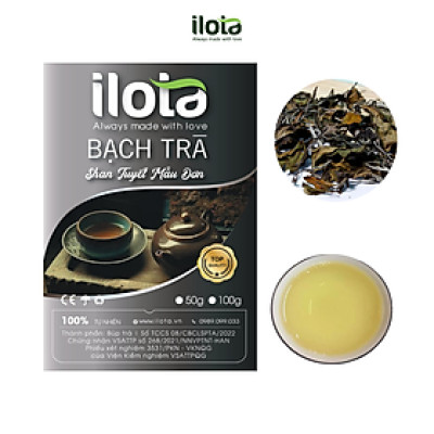 Bạch Trà Mẫu Đơn - Trà Shan Tuyết Cổ Thụ đỉnh Tây Côn Lĩnh Hà Giang loại 1 túi 50gr