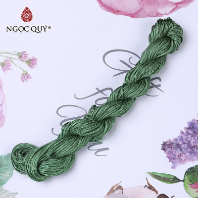 Bó 10m dây vải dù thắt dây handmade loại 1mm - Ngọc Quý Gemstones