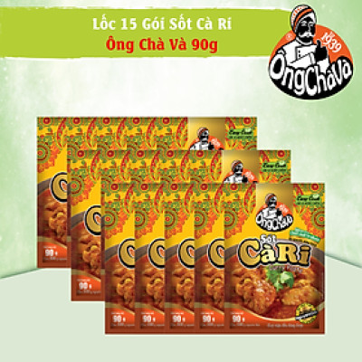 Lốc 15 Gói Sốt Cà Ri Ông Chà Và 90g (Curry Paste)