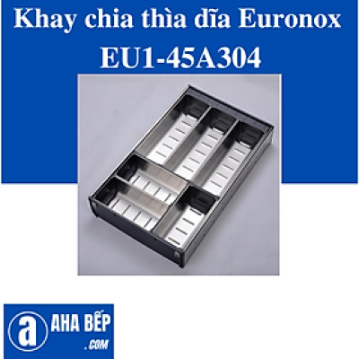 KHAY CHIA THÌA DĨA INOX EURONOX EU1-45A304. Hàng Chính Hãng