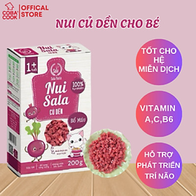 Nui Sala Củ Dền Giàu Vi Chất Vị Ngọt Hỗ Trợ Tiêu Hóa Tốt Cho Bé