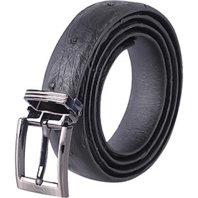 Thắt Lưng Nữ Da Đà Điểu Da Hột Huy Hoàng HT5421 - Đen