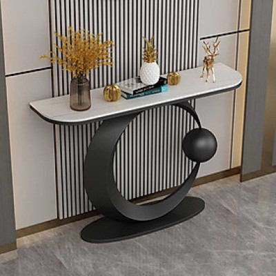 Bàn console MOON 02 mặt đá khung sắt Juno sofa CSTCT056 120x30x85 cm nhiều màu lựa chọn