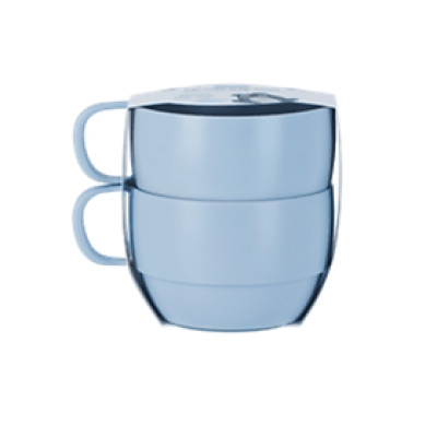 COMBO 2 Cốc nước nhựa cao cấp kiểu thấp Amori 350ml - Chính hãng Inochi