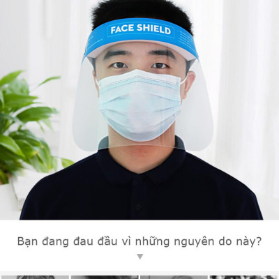 MẶT NẠ CHỐNG GIỌT BẮN - FACE SHIELD