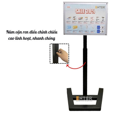Standee Enter TD101 30x40cm