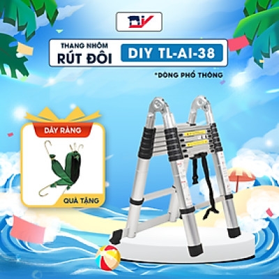 Thang nhôm rút đôi DIY TL-AI-38 hàng chính hãng - Tiêu chuẩn EN131