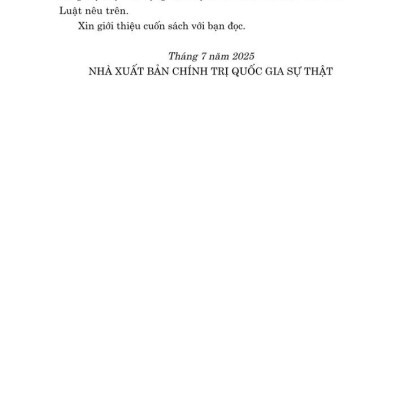Bộ luật Tố tụng dân sự năm 2015 (Sửa đổi, bổ sung năm 2019, 2020, 2022, 2023, 2024, 2025)