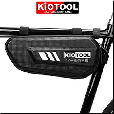 Túi treo sườn xe đạp thể thao xe máy Kiotool chống nước vân cacbon