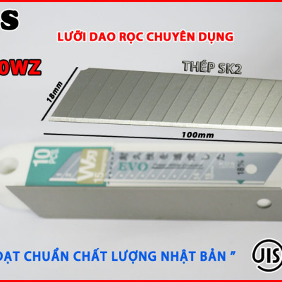 LƯỠI DAO 18mm KDS LB-10WZ
