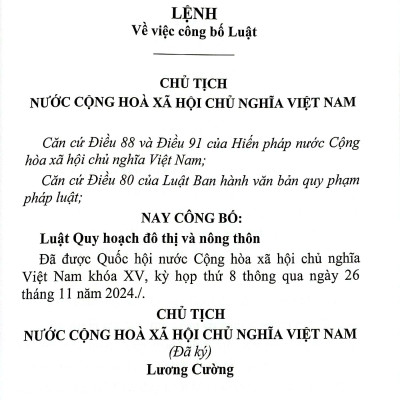 Sách - Luật Quy Hoạch Đô Thị Và Nông Thôn