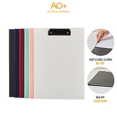 Bìa kẹp trình ký A4 AO+, Kẹp tài liệu A4 chât liệu nhựa PP WB420